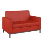 SALOME 2 pohovka, koženka červená