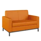 SALOME 2 pohovka, koženka cihlová