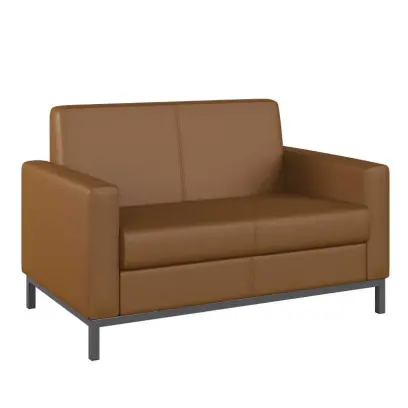 SALOME 2 pohovka, koženka hnědá