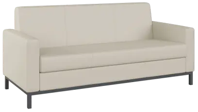 SALOME 3 pohovka, koženka krémová