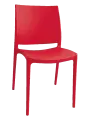 GRÉTA židle plastová, červená