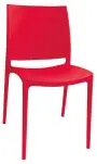 GRÉTA židle plastová, červená