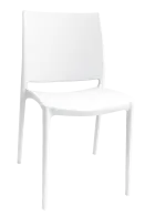 GRÉTA židle plastová, bílá