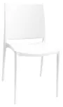 GRÉTA židle plastová, bílá