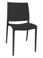 GRÉTA židle plastová, černá