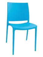 GRÉTA židle plastová, modrá