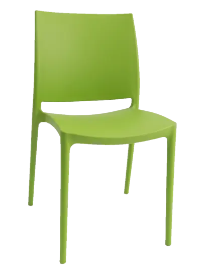 GRÉTA židle plastová, zelená