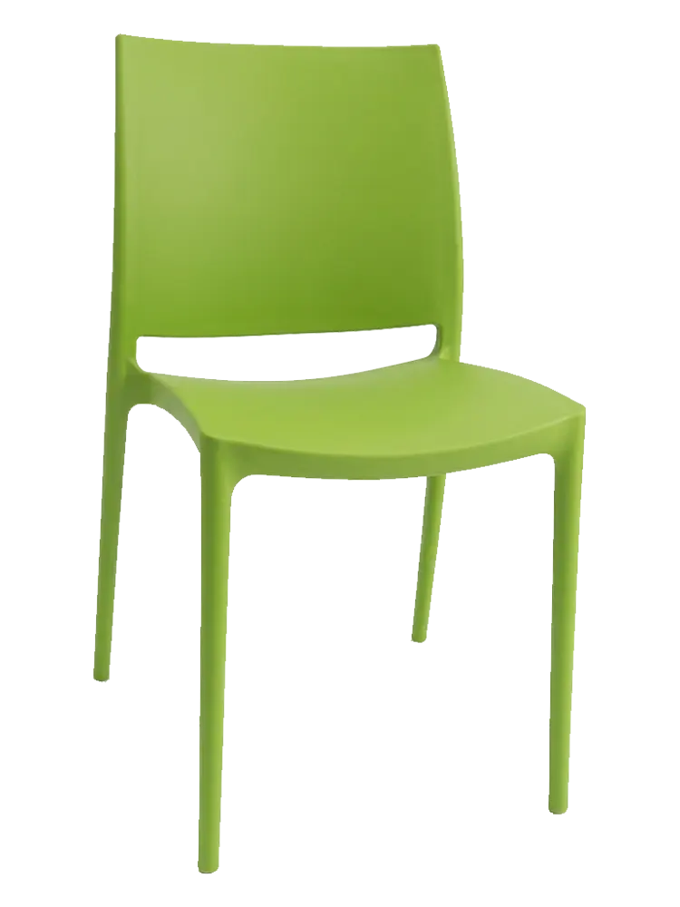 GRÉTA židle plastová, zelená