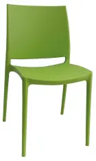 GRÉTA židle plastová, zelená