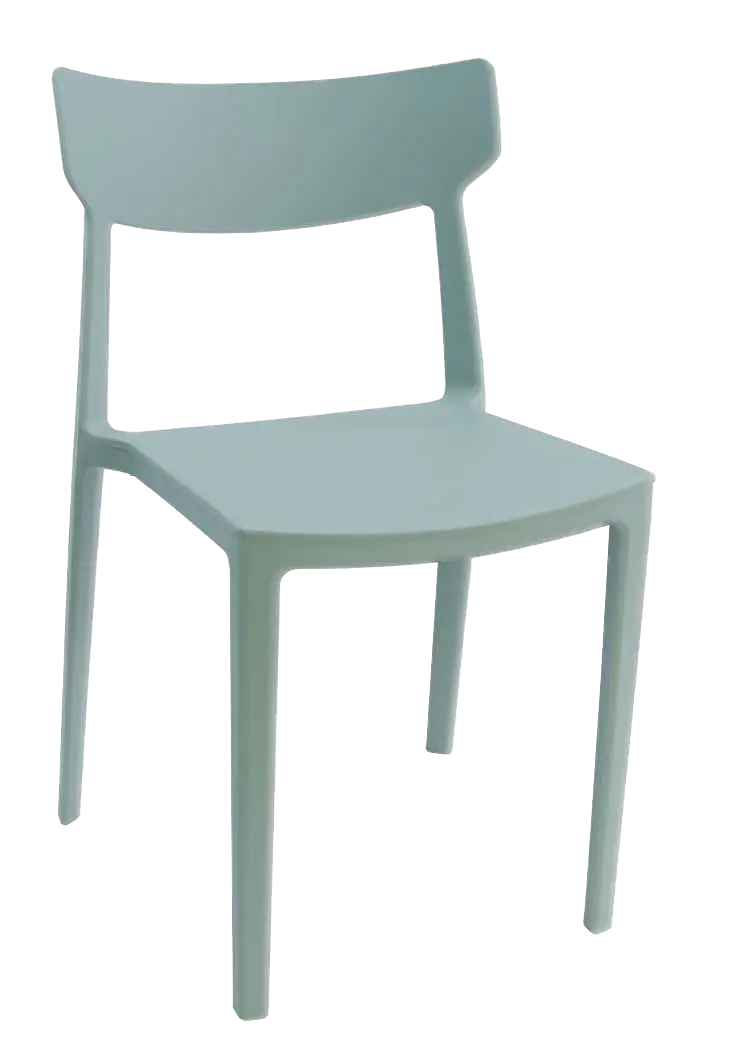 VALERIE židle plastová, zelená pastel