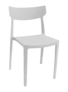 VALERIE židle plastová, bílá