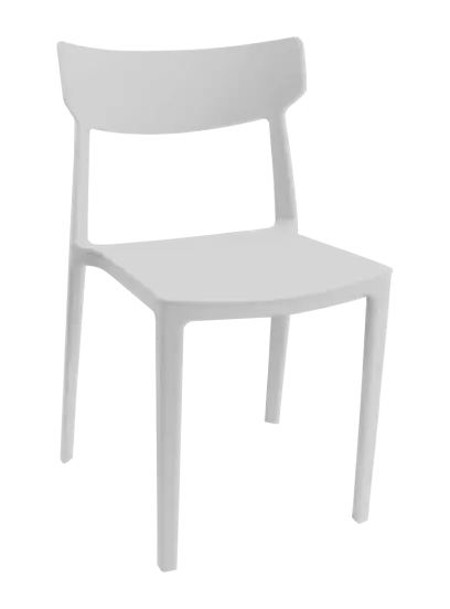 VALERIE židle plastová, bílá