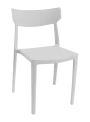 VALERIE židle plastová, bílá