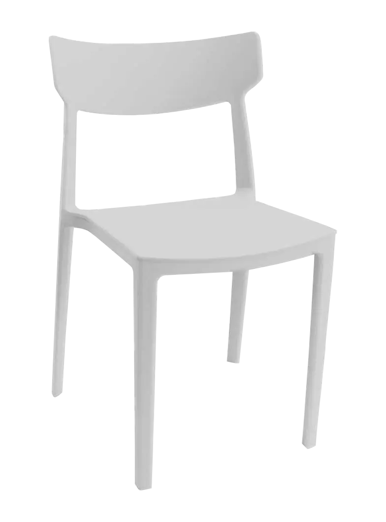 VALERIE židle plastová, bílá