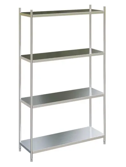 RN - 125 regál nerezový, 1200x500x1850 mm