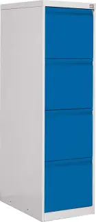 JP - 400 NEW kartotéka 4-zásuvková, 1330x390x620 mm, šedá/modrá