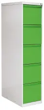 JP - 405 NEW kartotéka 5-zásuvková, 1631x390x620 mm, šedá/jarní zeleň