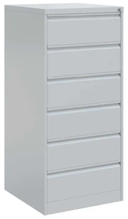 JP - 406 NEW kartotéka 6-zásuvková, 1320x600x623 mm, šedá