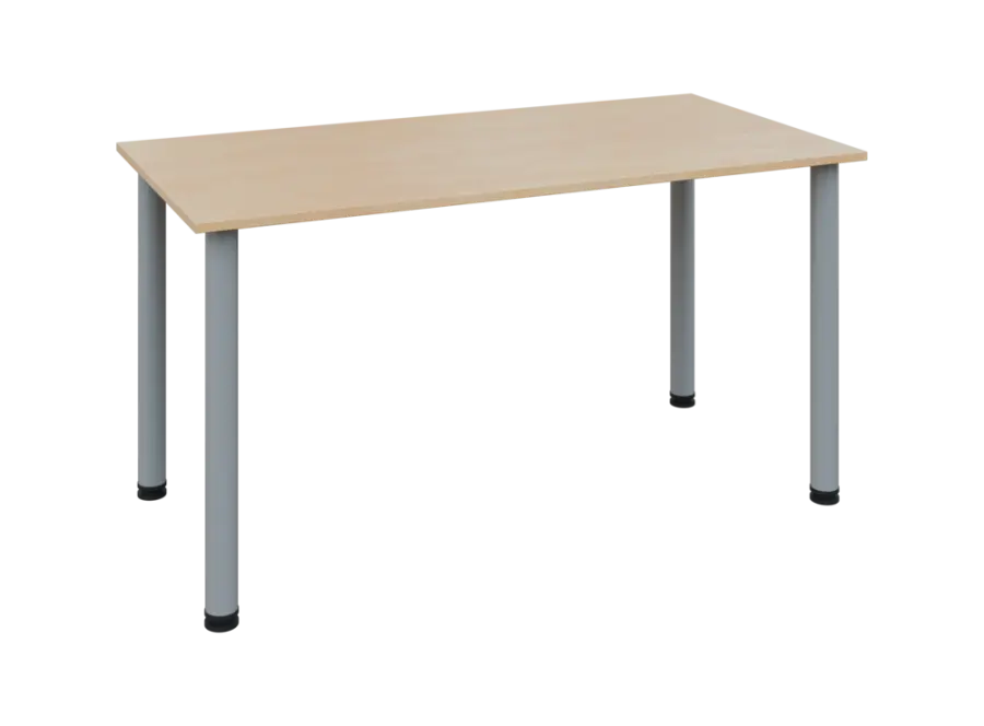 JOS 140/LAK Jednací stůl 1400 x 700 x 18 mm, deska bříza irská / nohy šedé