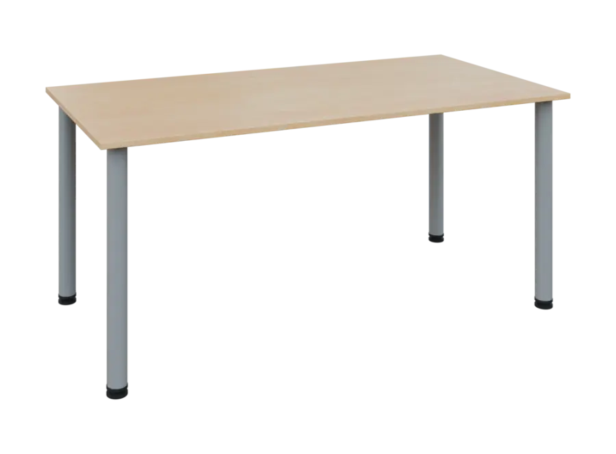 JOS 160/LAK Jednací stůl 1600 x 800 x 18 mm, deska bříza irská / nohy šedé