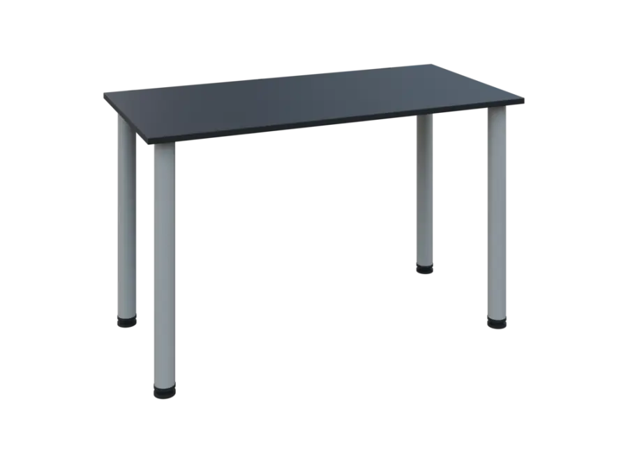 JOS 120/LAK Jednací stůl 1200 x 600 x 18 mm, deska antracit / nohy šedé