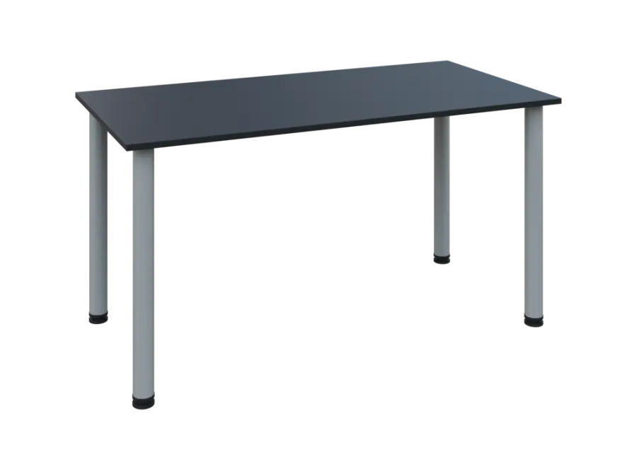 JOS 140/LAK Jednací stůl 1400 x 700 x 18 mm, deska antracit / nohy šedé