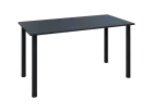 JOS 140/LAK Jednací stůl 1400 x 700 x 18 mm, deska antracit / nohy černé