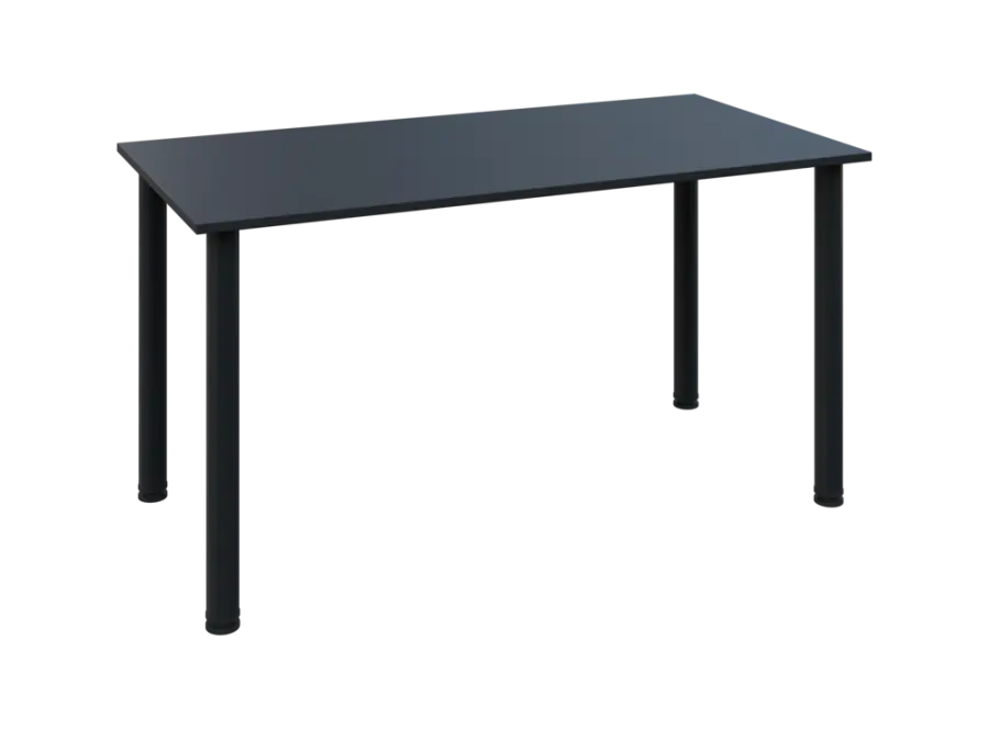 JOS 140/LAK Jednací stůl 1400 x 700 x 18 mm, deska antracit / nohy černé
