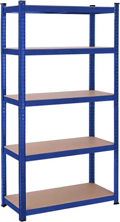 BASIC regál 1800x900x400/5 polic/175 kg, modrá