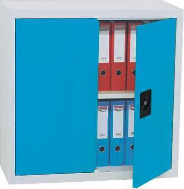 JP - 901 NX skříň policová, 900x400x900mm, šedá/modrá