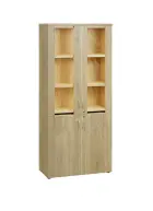 LE LED - 01 skříň lékařská s LED osvětlením, korpus dub bardolino, dvířka dub bardolino