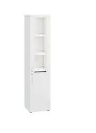 LE LED - 401 skříň lékařská s LED osvětlením, korpus bílý, dvířka bílá