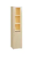 LE LED - 401 skříň lékařská s LED osvětlením, korpus javor horský, dvířka javor horský