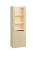 LE LED - 601 skříň lékařská s LED osvětlením, korpus javor horský, dvířka javor horský