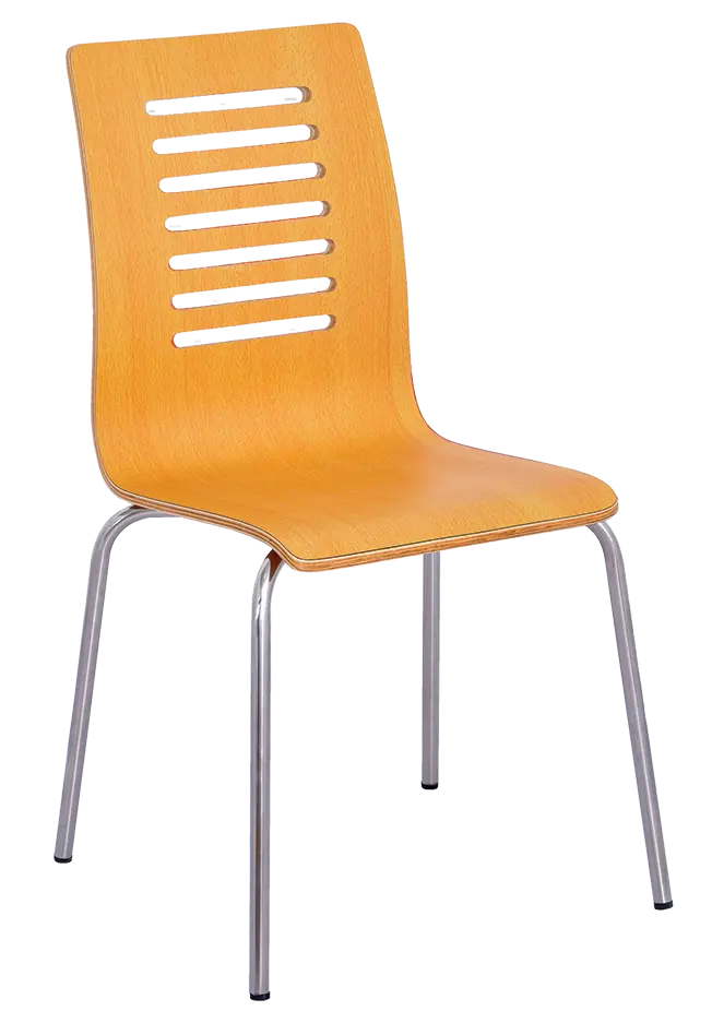 CARMEN jídelní židle buk, kostra nerez