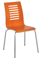 CARMEN jídelní židle třešeň, kostra nerez