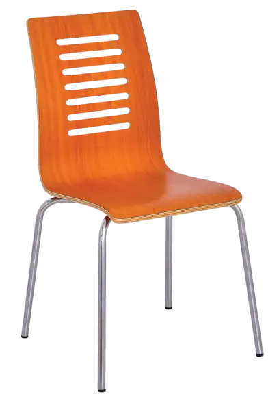 CARMEN jídelní židle třešeň, kostra nerez