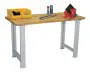 S 120/80 dílenský pracovní stůl, konstrukce šedá RAL 7035