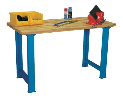 S 150/70 dílenský pracovní stůl, konstrukce modrá RAL 5012