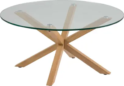 STRIPE stolek konferenční, sklo