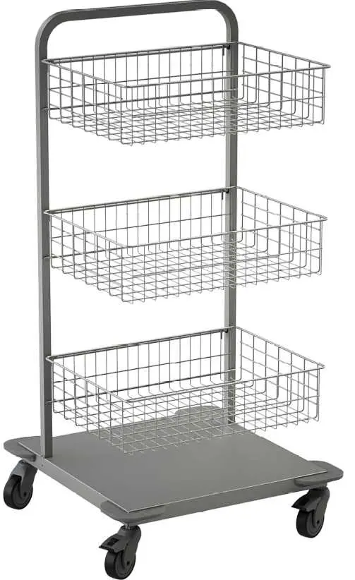 MNS 07/3K vozík s drátěnými boxy