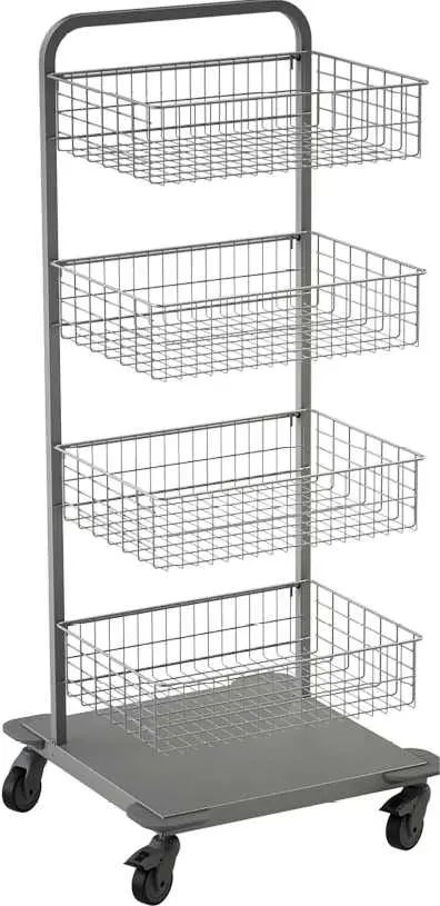 MNS 10/4K vozík s drátěnými boxy