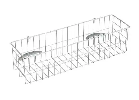 PV 764 koš drátěný nerez 48x13x12 cm