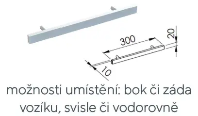 PV 788 lišta universální (EUROLIŠTA), tl.20mm - nerez
