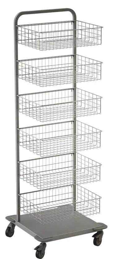 MNS 20/6K vozík s drátěnými boxy