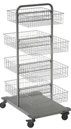 MNS 15/8K vozík s drátěnými boxy