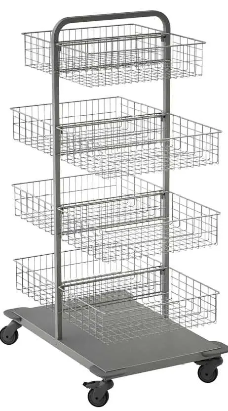 MNS 15/8K vozík s drátěnými boxy
