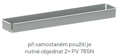 PV 782N - police odkládací nerez