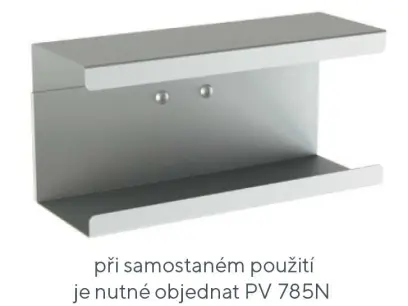 PV 781XLN - držák rukavic nerezový