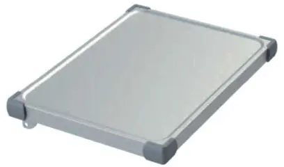 PV 753N - stolek sklopný s prolisem - nerez